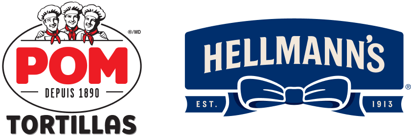 POM Tortillas et Hellmann's